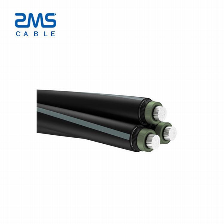 4*35mm2 Medium Voltage Aerial Bundled Cable aac aaac acsr overhead transmission cables