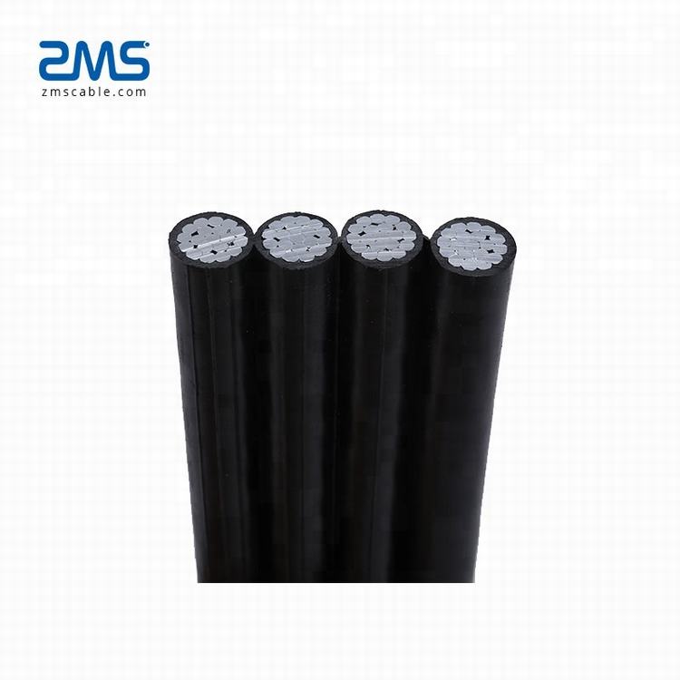 4 Core  PVC Insulated Aluminum Conductor ABC Cable