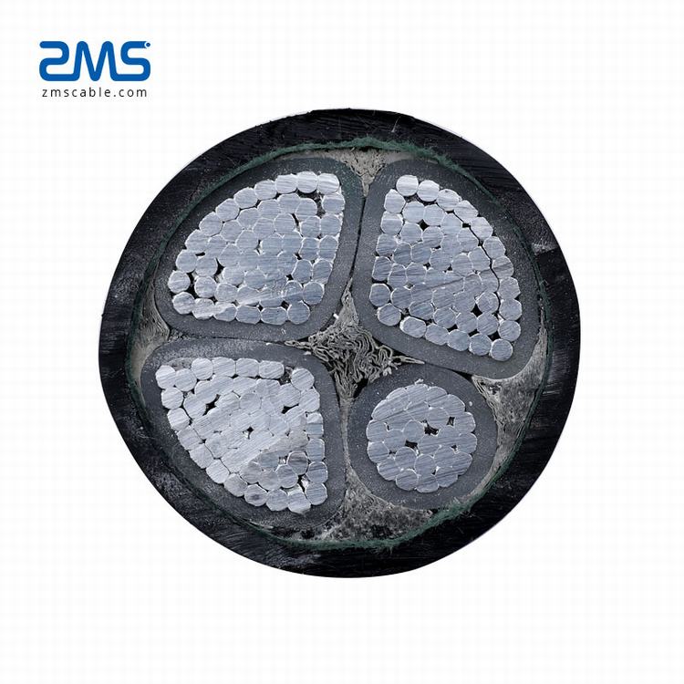 4 core 120mm2 underground armoured cable 0.6 /1KV Copper Core PVC Insulated Armoured LV Underground Power Cable