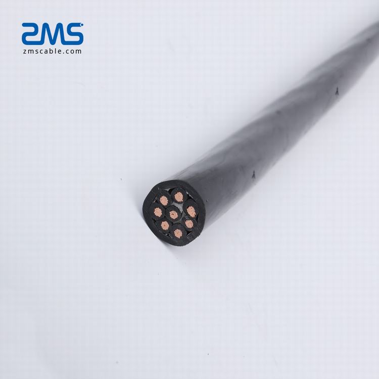450/750V BVV 2.5mm2 Koperen Kern PVC Aderisolatie En mantel Draad Controle Kabel