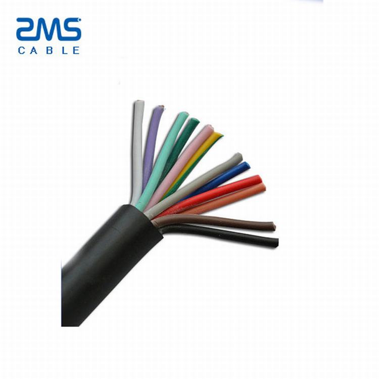 450/750V flexible control cable instrument cable 1.5 mm With Braid Shielded Control Cable KVV/KVVR/KVVP Control Cable