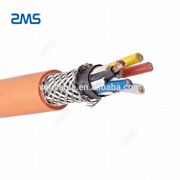 450/750v Low Voltage 10*7mm2 Copper Conductor PVC Insulated PVC Sheathed CWBS Screen Control Cable