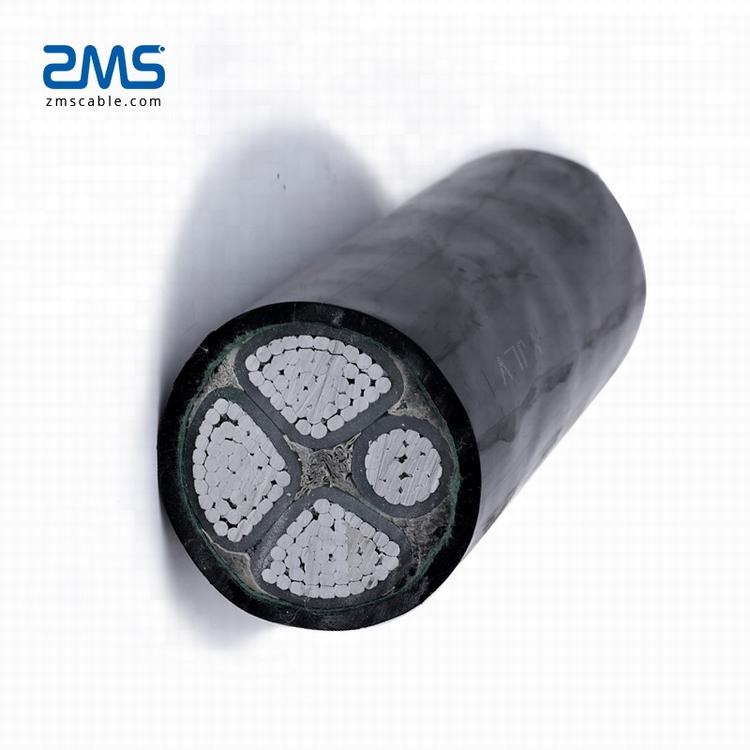4core LV Armoured Electrical Cable XLPE Insulated Copper Core Steel Wire Armored Cable