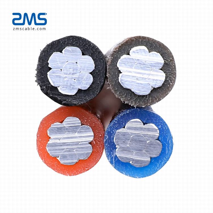 4x35mm2 4x50mm2 4x70mm2 All Aluminium Conductor PE/XLPE/PVC insulated ABC cable