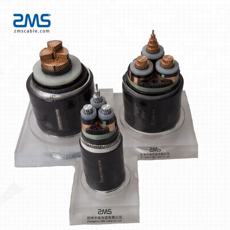 6/10KV XLPE insulated underground MV power cable
