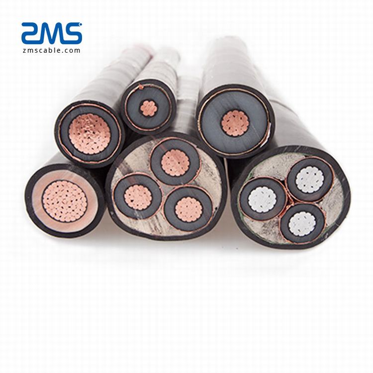 6/10kV XLPE Insulation PVC sheath Power Cable Underground and in cable ducting