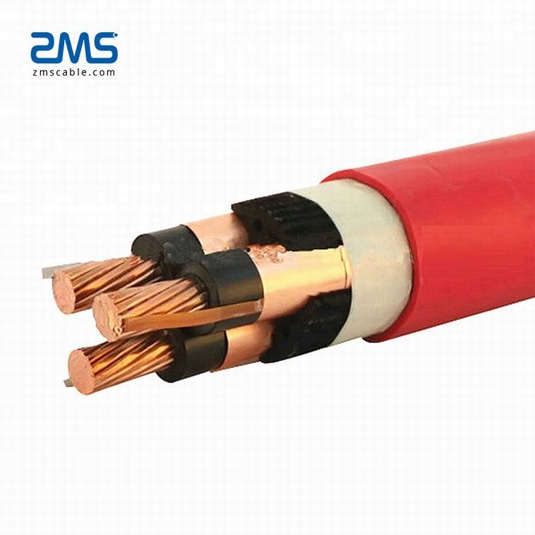 600/100v fire resistant xlpe insulation armoured copper power cable