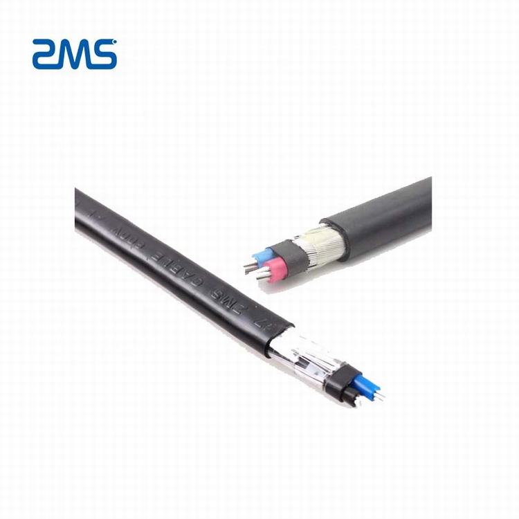 600 V ASTM 2*16mm vpe-isolierte kupfer aluminium Luft service konzentrischen kabel