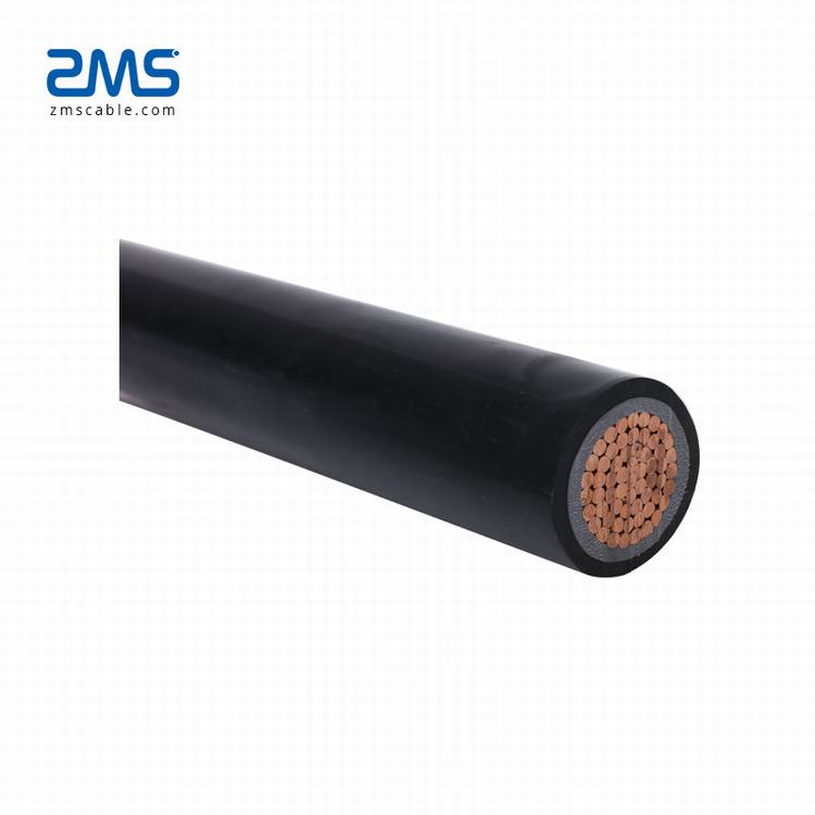 630mm2 500mm2 400mm2 0.6/1kV électrique monocœur pvc gaine câble d'alimentation en cuivre