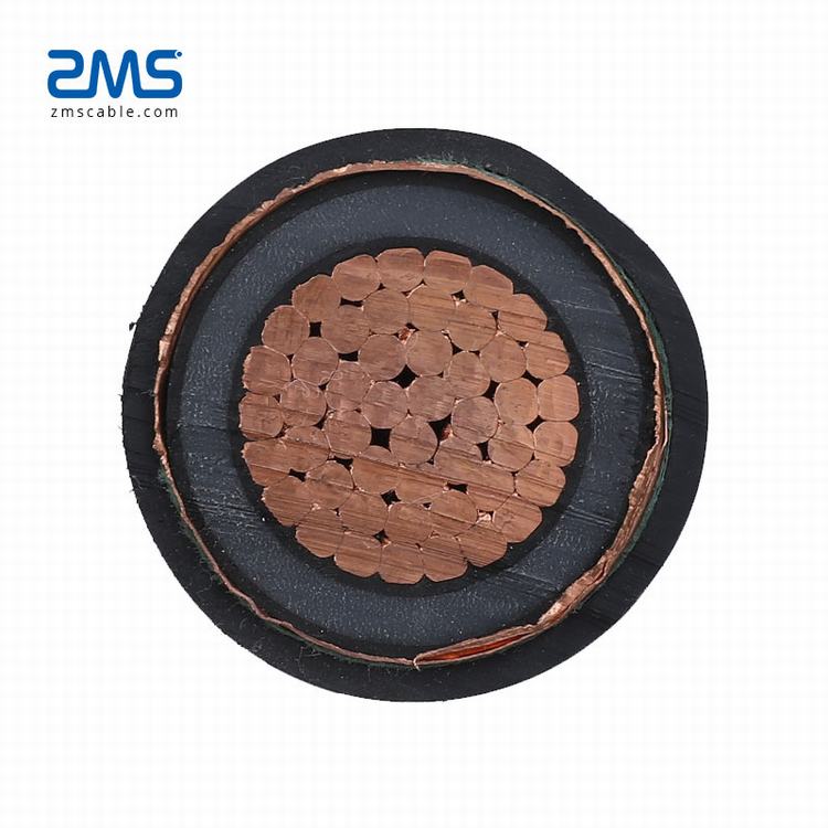 8.7/15kv single core 300mm2 400mm2 630mm2 Copper  XLPE insulation unarmoured cable
