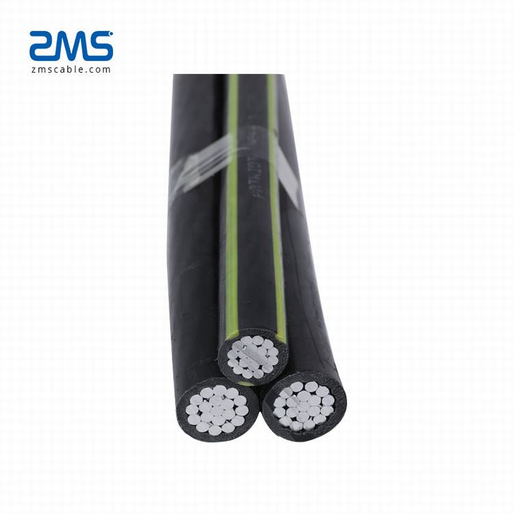 AAC/AAAC/ACSR/XLPE or PE Aerial Bunded Cable 16mm 25mm 35mm 54.6mm 50mm 70mm ABC cable