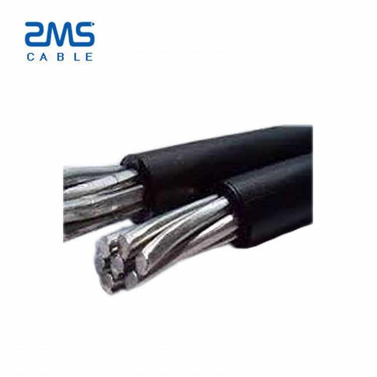 Câble ABC 95mm 70mm 50mm 35mm cuivre service abc câble aérien câble de service avec le meilleur prix triplex Chute de Service D'éclairage