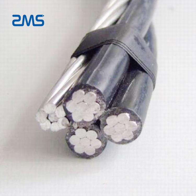 ABC kabel aluminium leiter vpe-isolierte 3*1/0AWG + 1/0 ACSR