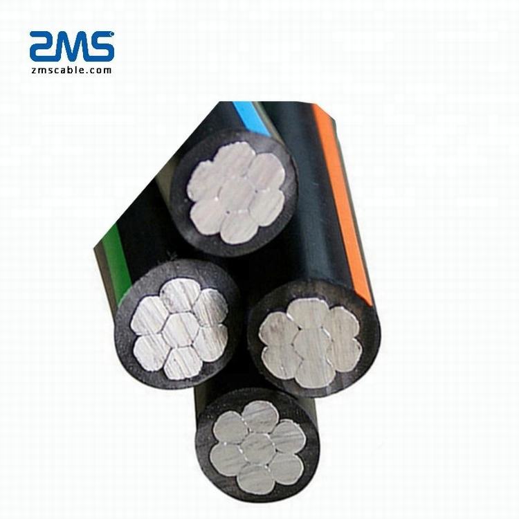 Câble Abc de l'aluminium aaac fil de ligne couvert de ZMS