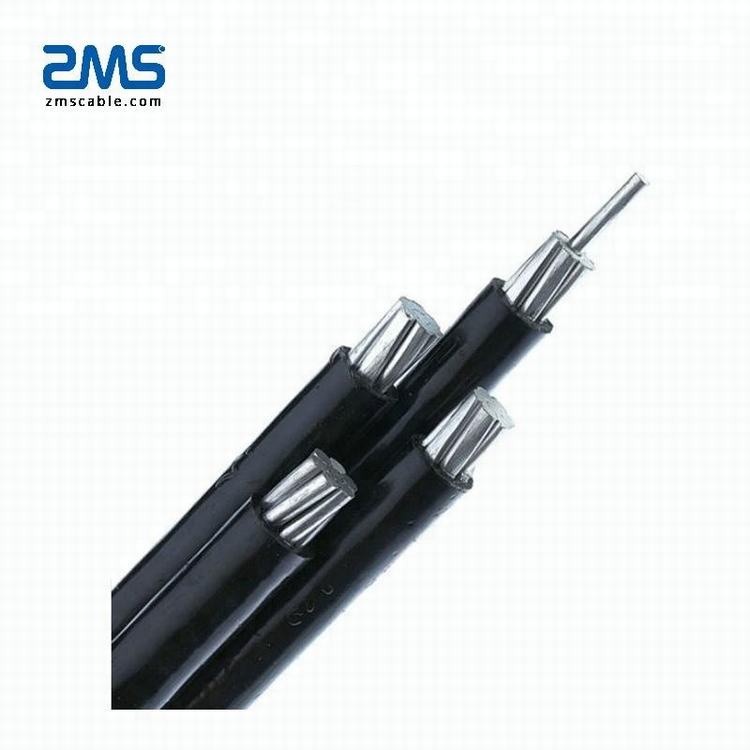 Aerial Power Cable AAC/ACSR Conductor XLPE/PVC Insulated Aerial Strapping ABC Cable