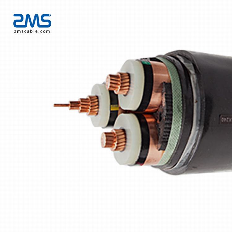 Al/Cu MV Medium Spannung Kabel 6/10kV 18/30kV Single-Core oder Drei Kern