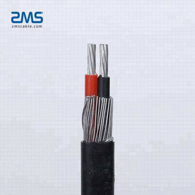 De aleación de aluminio 2*6 + 1*6 Cable concéntrico