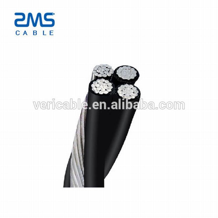 Konduktor Aluminium XLPE ABC Kabel Kabel Listrik