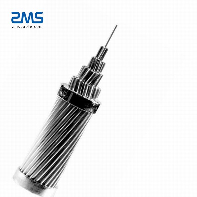 Оголенный кабель алюминиевая усиленная сталь проводника электрические провода и кабели