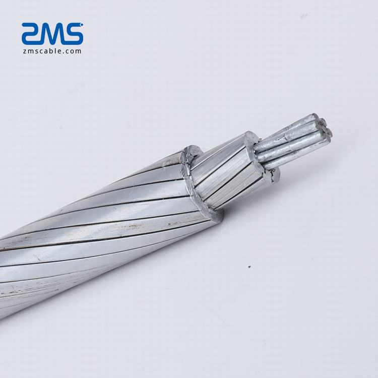 Bare aluminum alloy conductor cable for overhead transmission line