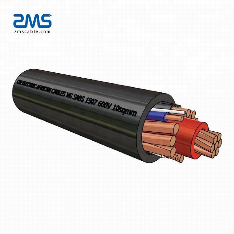 Best quality 0.6/1kv bs7870 동 pvc 분할 동심 cable