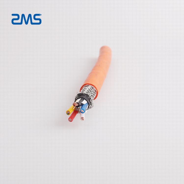 Braiding Shielded Cable PVC Sheathed Flexible Control Cable With Copper Conductor