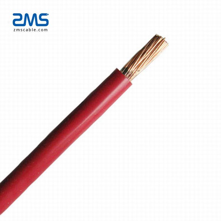 CE certification électrique à noyau unique CU/PVC ECC câble 1x50mm2 35mm2 16mm2 10mm2