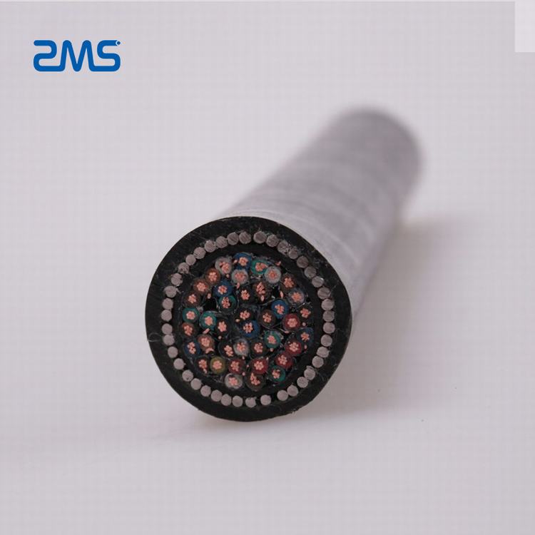 CU/PVC/SWA/LSZH blindé de fil d'acier de câble de contrôle taille 0.5mm2 0.75mm2 1.5mm2 2.5mm2 4mm2 prix liste