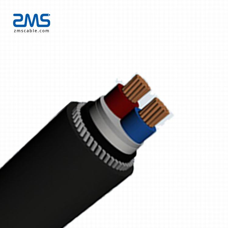Cheaper Factory 0.6/1KV 2X50MM2 xlpe insulation PVC sheath YJV/YJLV electric power cable armoured cable