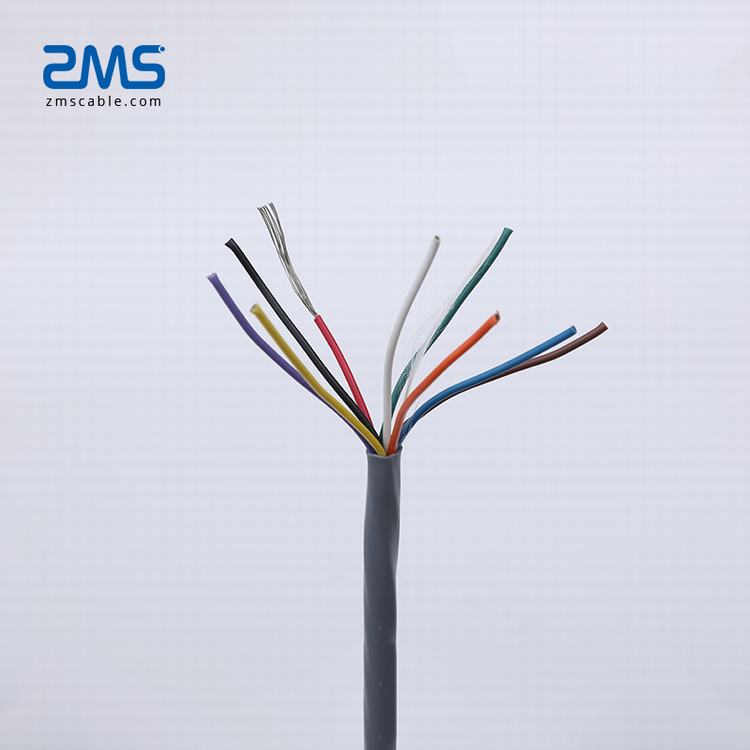 Cable de Control 1.5mm2 Multi Core de aluminio de cobre Conductor PVC de Cables