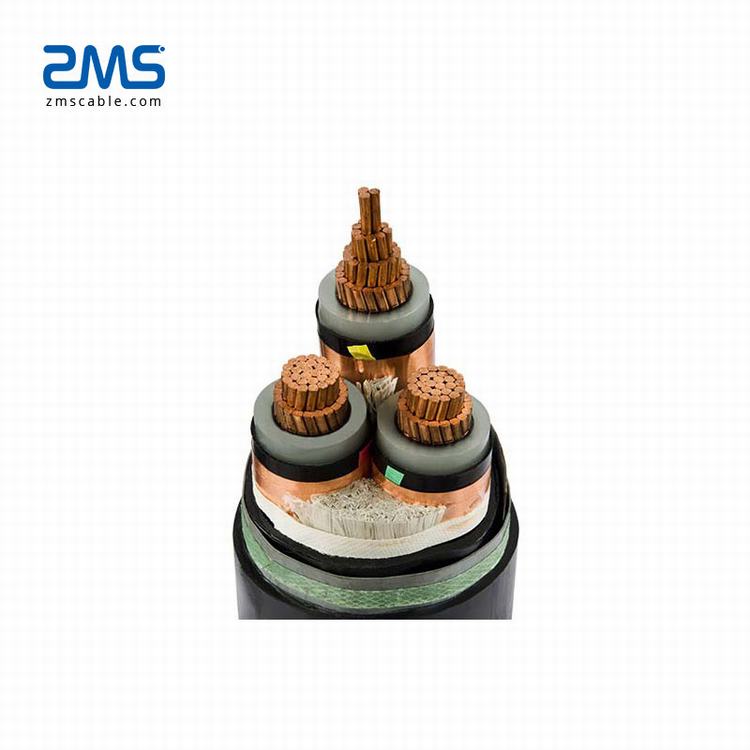 Copper Conductor Armored Underground Power Cable Medium Voltage Cables