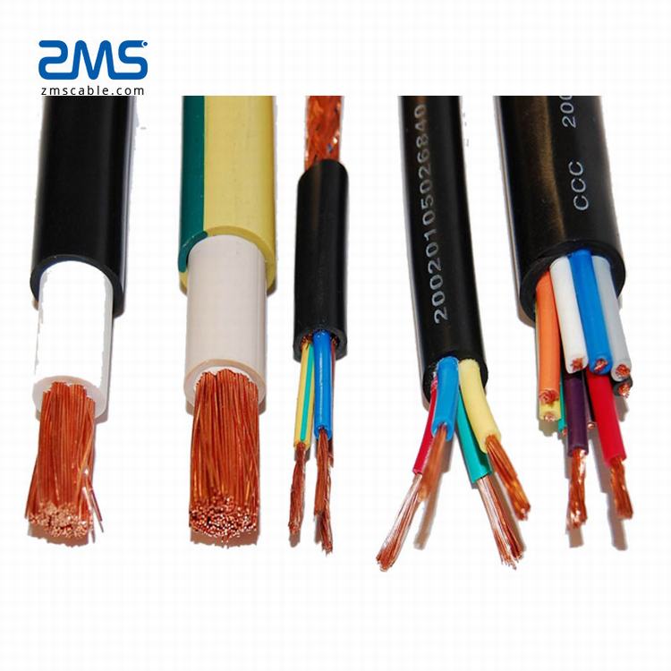 Copper Conductor PVC Insulated Electric Wires Cables Flexible Fat Cable