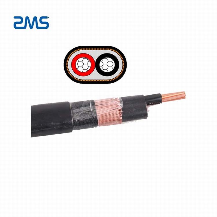 Copper conductor 600V ASTM 2*16mm xlpe insulated copper aluminum Aerial service concentric cable