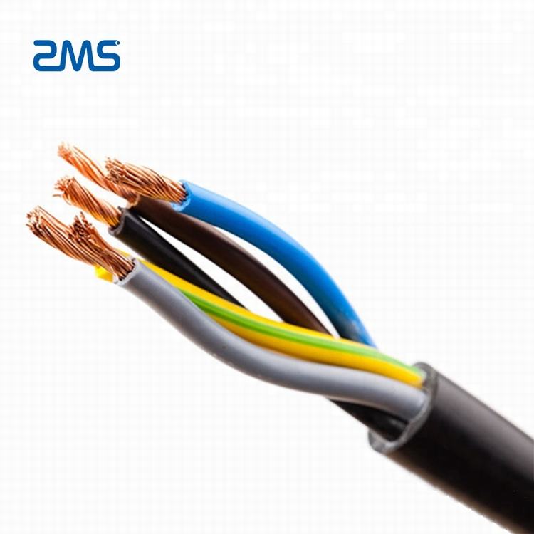 Copper conductor Fluorine plastic insulated Silicone rubber sheathed heat resistant fireproof flexible Power cable