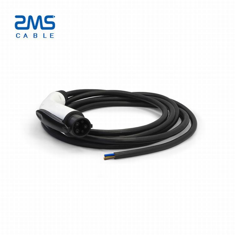EV кабель для зарядки 32amp 5 метров Тип 2 типа 2 вилки и розетки для станция зарядки электромобилей