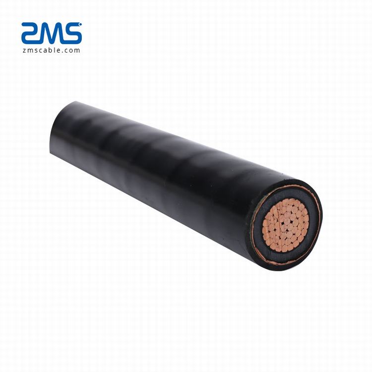 Electrical power cable MV-90 15kv Copper single conductor TR-XLPE insulation 133% level Shielded power cable 250mcm 350mcm 500mc