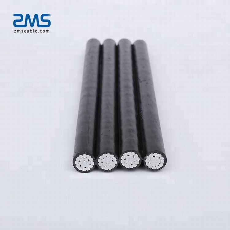 Factory Price abc cable 95mm 70mm 50mm 35mm Power Transmission Cable Overhead Aerial Bundle Cable Size