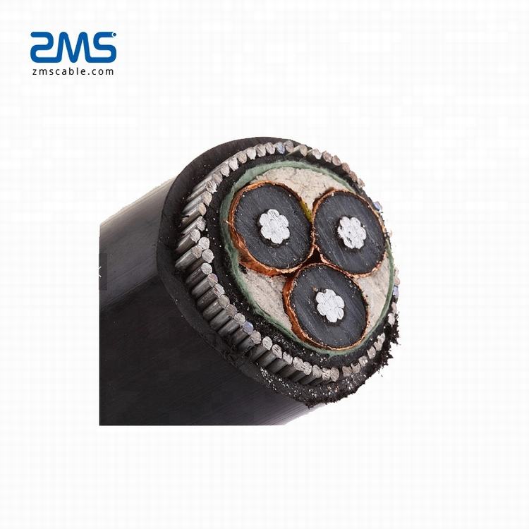 Fabriek prijs 33kv XLPE geïsoleerde gepantserde high voltage power kabel
