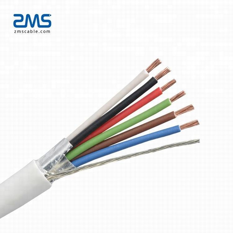 Approvisionnement d'usine Basse tension pvc isolé câble d'alimentation à 4 Conducteurs DC 2.5mm 4mm 6mm 10mm 16mm