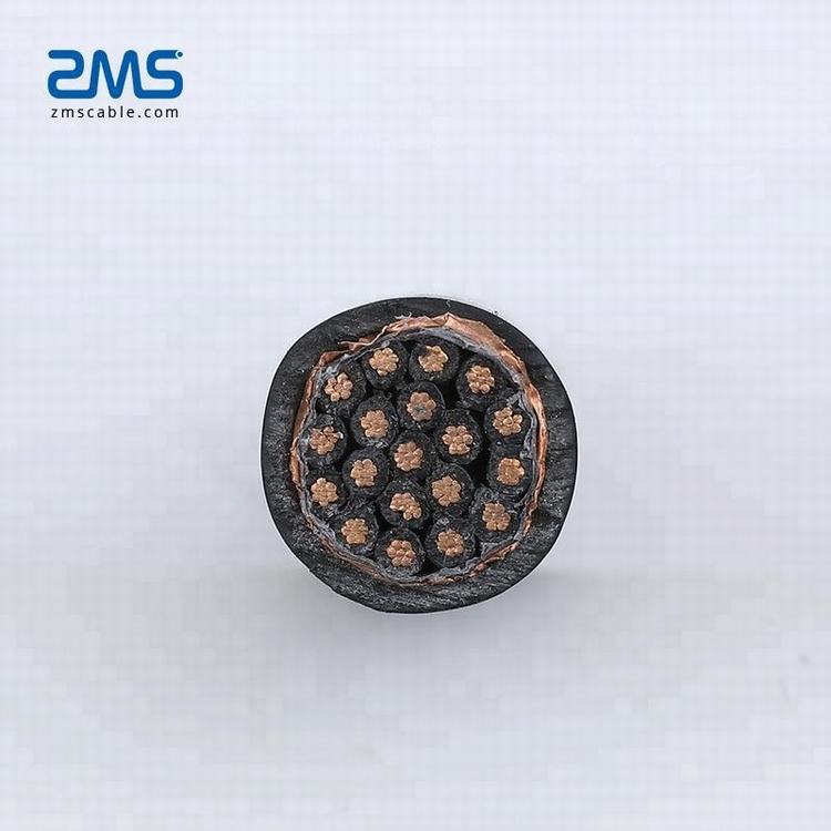 柔軟なマルチコア編組銅シールド 9 コア 1.5 ミリメートル CY 制御ケーブル