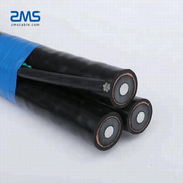 Good quality aluminum aerial bundle cable abc cable sizes  overhead covered line Medium voltage ASTM standard abc cable