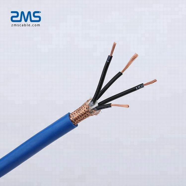 Rendah Tegangan Konduktor Tembaga PVC Melindungi Kawat Baja Mengepang SY 3x2. 5mm2 Kabel Kontrol