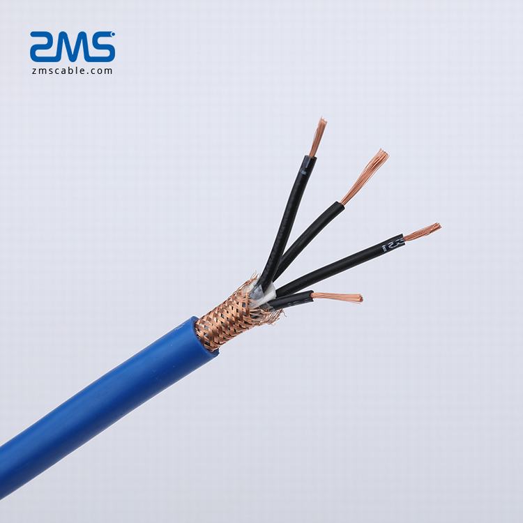 ZMS Cable 450/750V 0,75mm núcleo de cobre con aislamiento de PVC y cubierta de PVC Cable de Control
