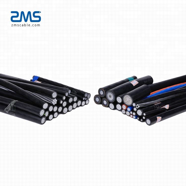 High Quality ABC Cable Manufactures 0.6/1KV XLPE PVC Insulated Overhead Aluminum Conductor Aerial Bundled Cable Low Voltage