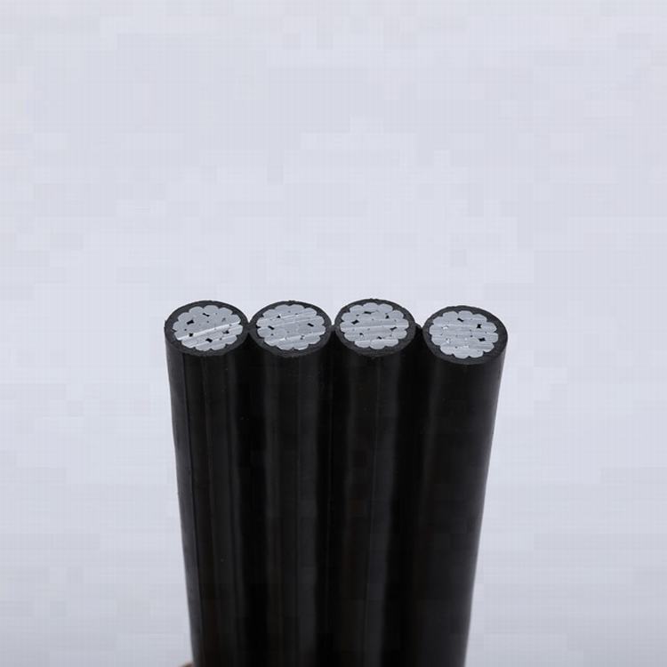 High Quality  cable manufacturer Twisted LV cable triplex aluminum