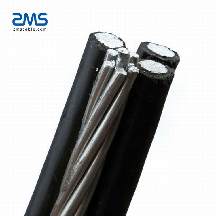 High Voltage Aluminum Aerial Bundle Cable AAC/AAAC/ACSR XLPE Insulation Aerial Bundle Conductor ABC Power Cable
