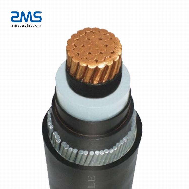 Высокое напряжение XLPE изоляцией сталь клейкие ленты бронированный ПВХ обшит медь Core мощность кабель