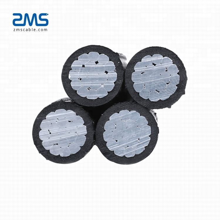 Hot Exporting Factory direct supply Aerial Bundled Insulated Triplex Alloy Core Artemia Overhead ABC Cable