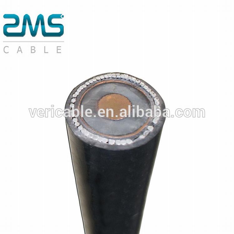 Venta caliente 33kv de Cable de cobre de un solo núcleo XLPE submarino Cable de alimentación