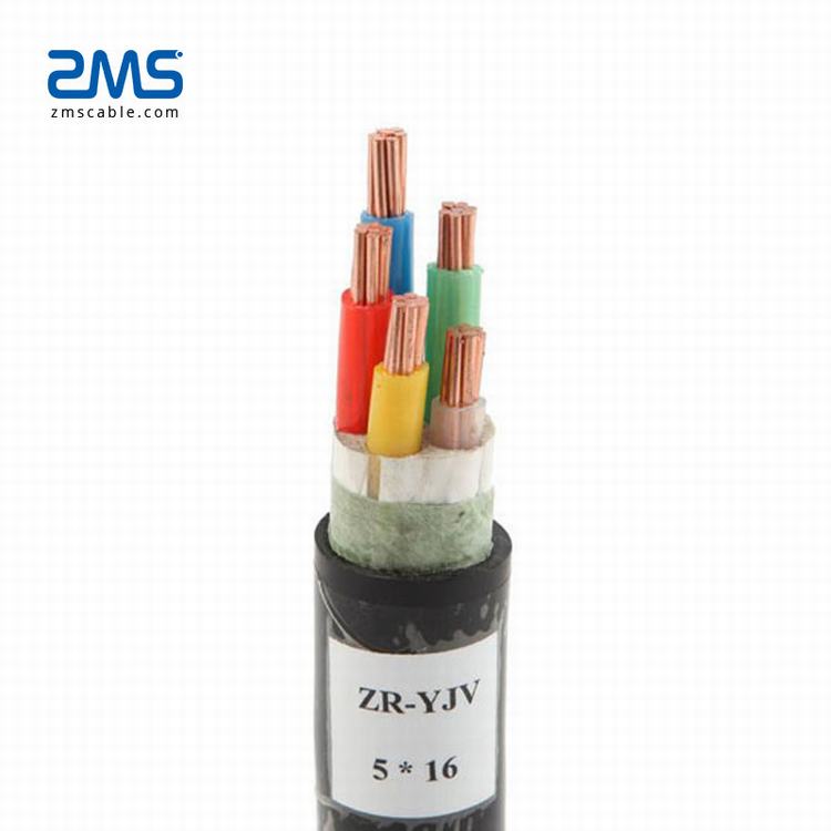 IEC502 standard a bassa tensione 0.6/1KV cavo di alimentazione multi-core XLPE isolato in pvc cavo 5x16mm